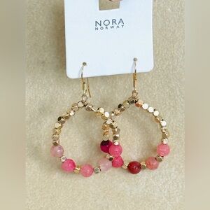 Lorry Boho Gold Tone Agate